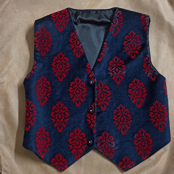 Boys Red Western Coat dress - Picture 6 of 7